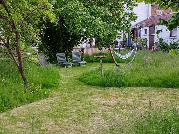 Gestion différentiée d'un jardin en réseau nature — © Pascal Hauteclaire