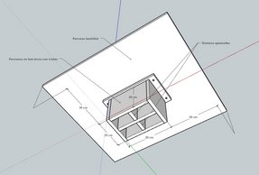 Swanen box — Microgîte intérieur pour chauves-souris — © 3D Julia Luxen bati.natagora.be Swanen box — Microgîte intérieur pour chauves-souris — © 3D Julia Luxen bati.natagora.be