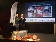 Martine Wauters et Julia Luxen — Batibouw 2026 — © Natagora